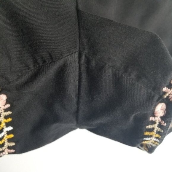 Madewell Women’s Black Embroidered Springtime Pull On Shorts Size XXS - Picture 5 of 7